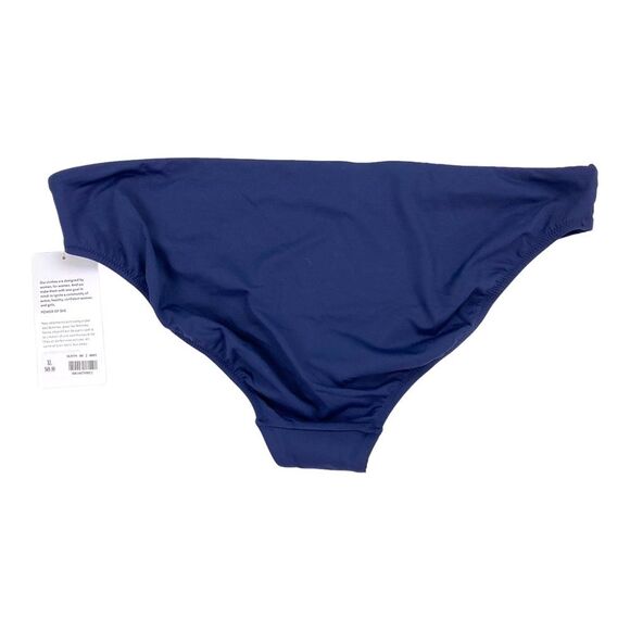 Athleta Clean Medium Navy Bikini Bottom - Picture 2 of 9